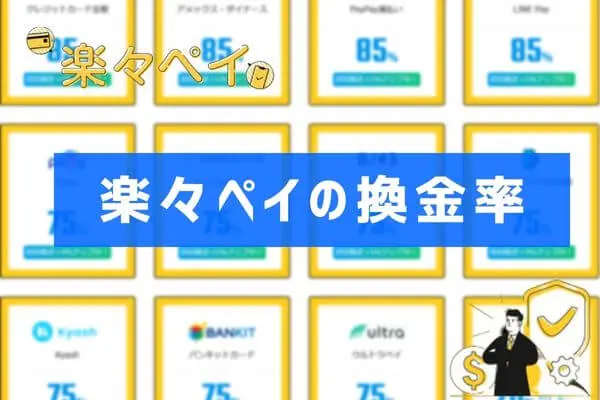 楽々ペイの換金率