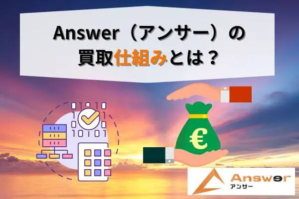 Answer（アンサー）の買取仕組みとは？