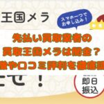 先払い買取業者の買取王国メラは闇金？特徴や口コミ評判を徹底調査