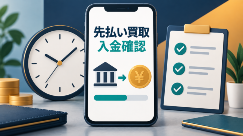 先払い買取で入金されないときの確認順と相談先