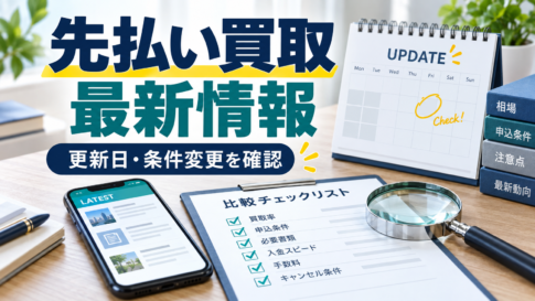 先払い買取の最新情報を確認する方法｜新店舗・条件変更の見分け方
