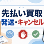 先払い買取の商品発送とキャンセル条件｜申込前に確認すること